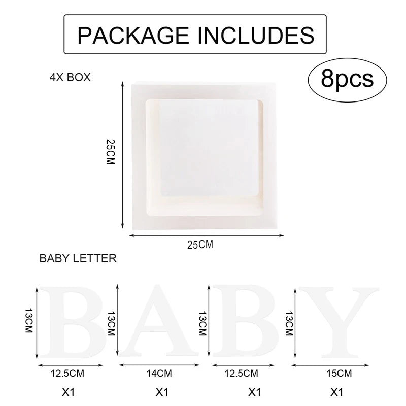 BABY Letter boxen 25 cm